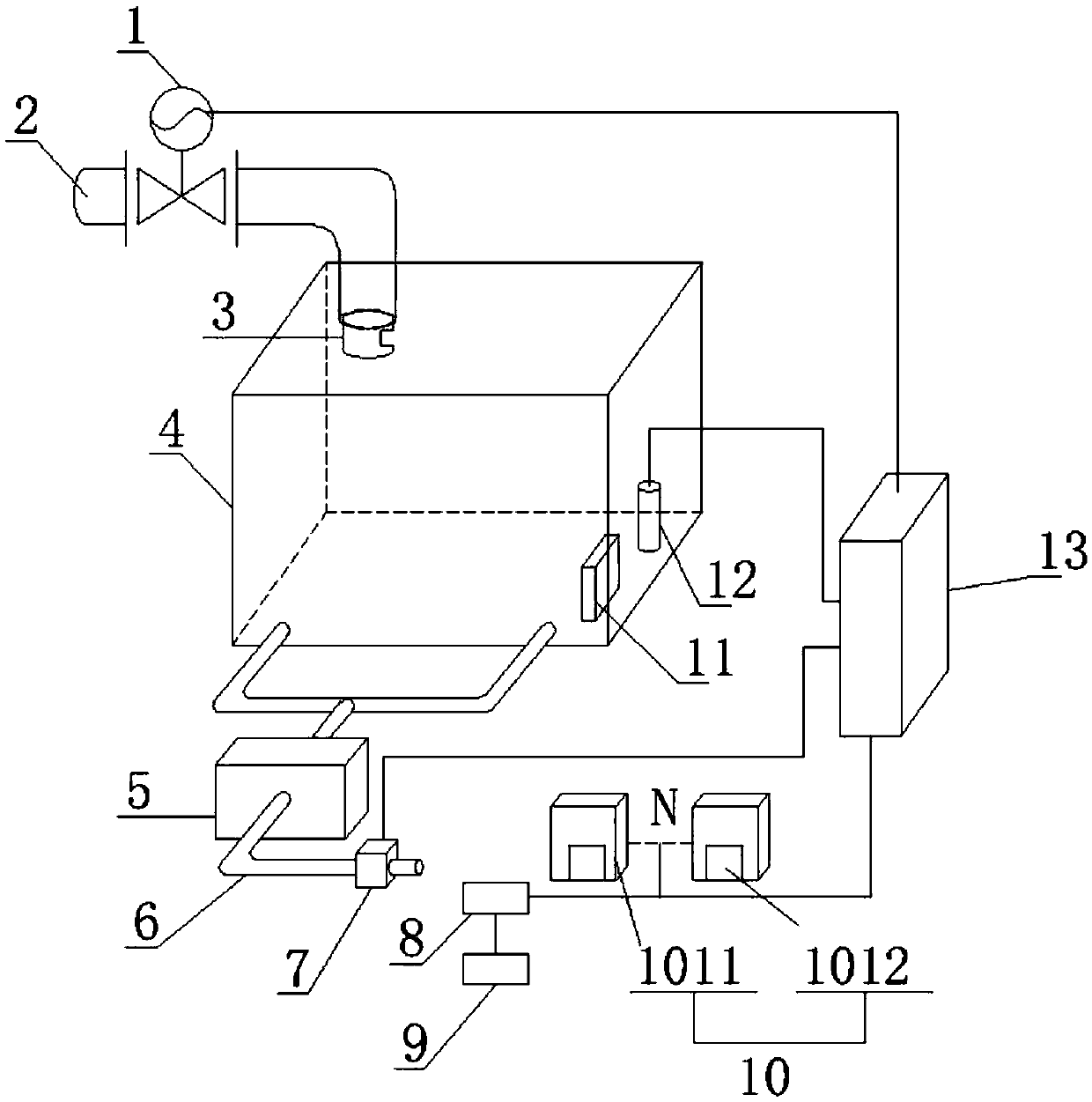 Novel settable peak-shifting water supply system