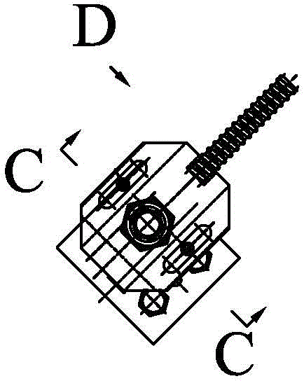 Side push plate device of cold rolling copper belt recoiling machine