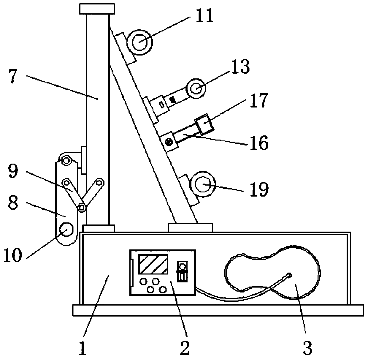 A cloth winding machine with the function of preventing cloth from wrinkling