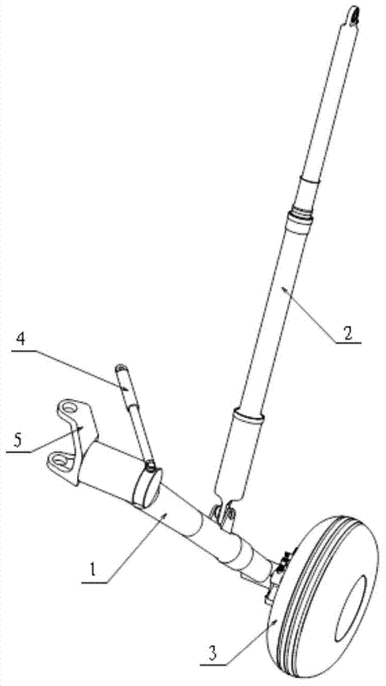 Rocking arm-type undercarriage