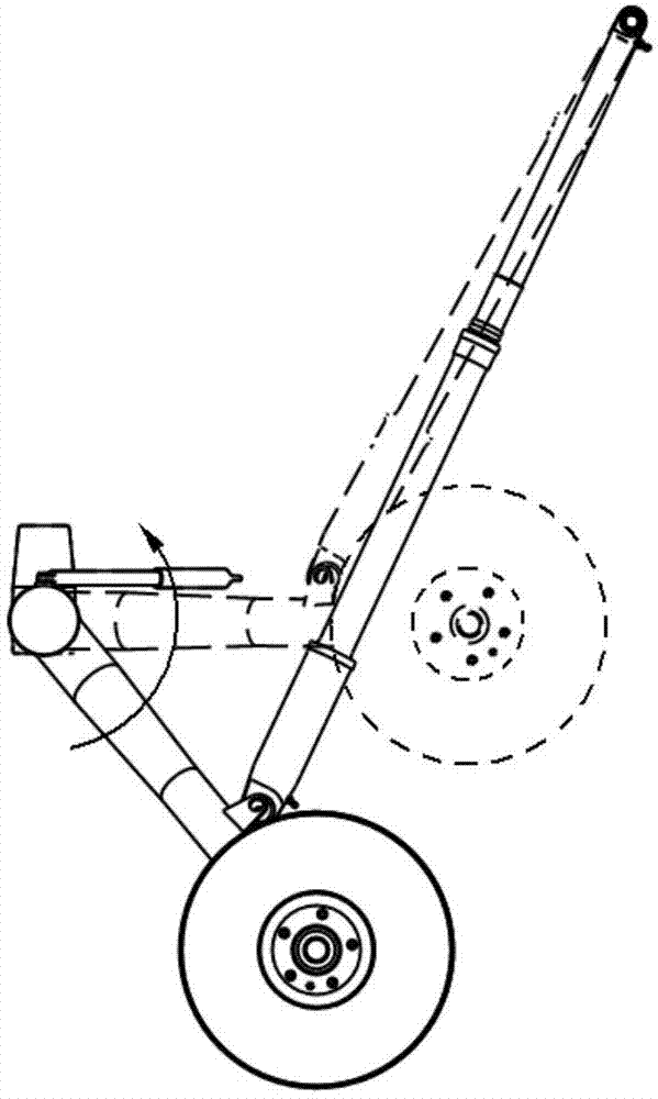 Rocking arm-type undercarriage