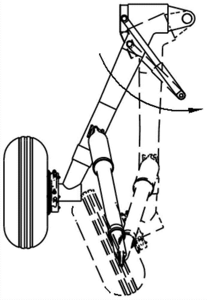 Rocking arm-type undercarriage