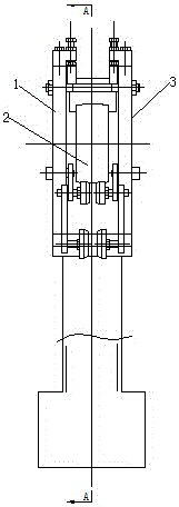 Rubber sheet winding and rolling mechanism of tire tread winding machine