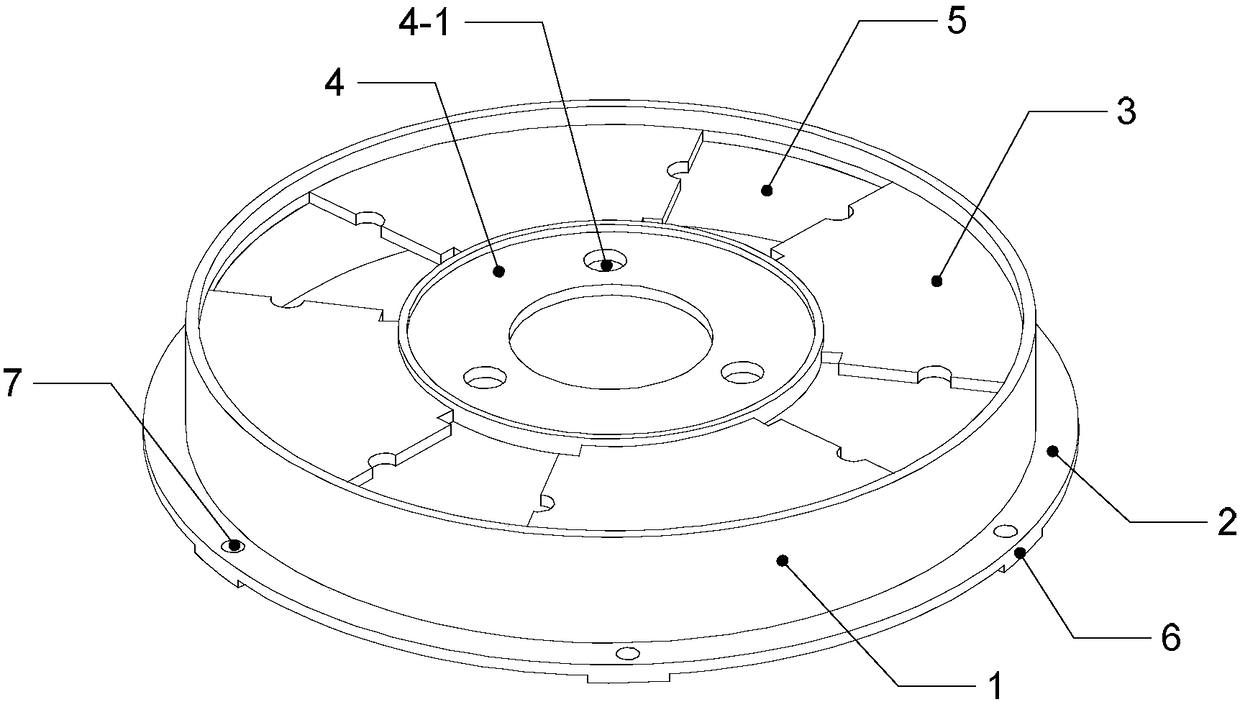 Hall thruster cooling bracket