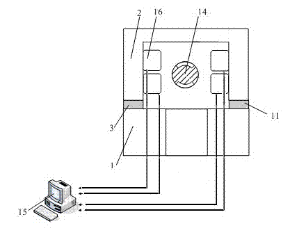 Automatic detecting device of screw rod straightness and applications thereof