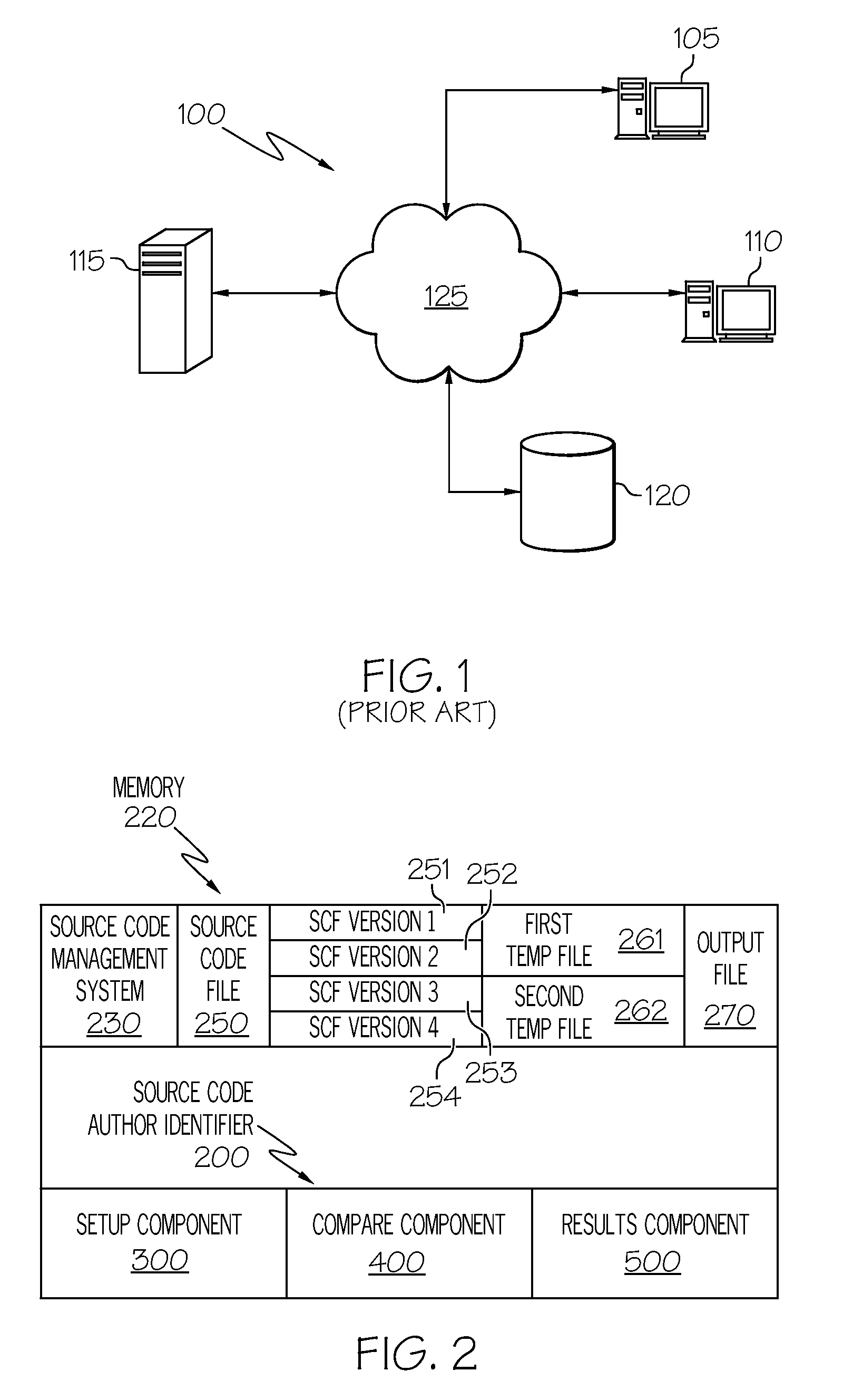 Method and Apparatus for Identifying Authors of Changes Between Multiple Versions of a File