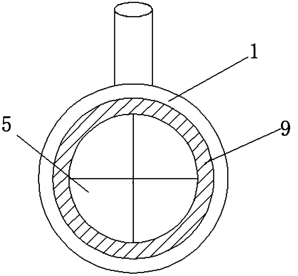 Special joint capable of guiding cannula through laryngeal mask fiberbronchoscope during mechanical ventilation