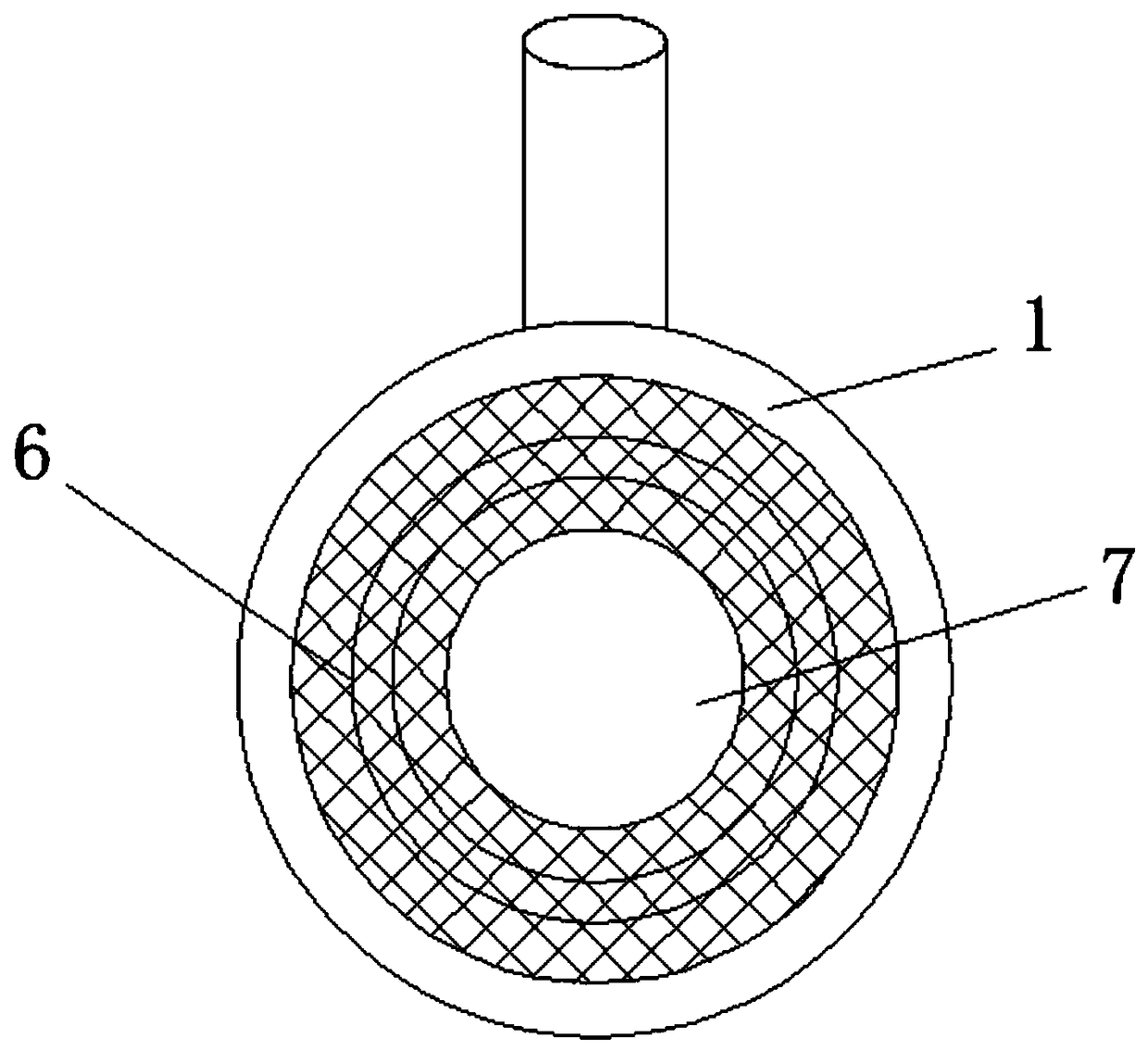 Special joint capable of guiding cannula through laryngeal mask fiberbronchoscope during mechanical ventilation