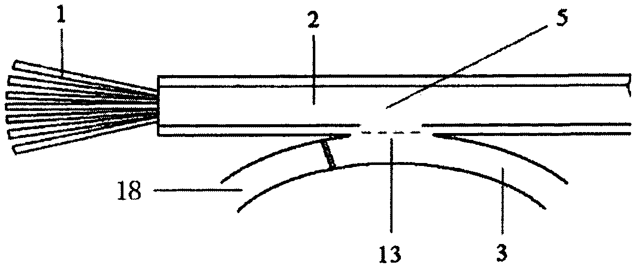 Cascading type fiber laser