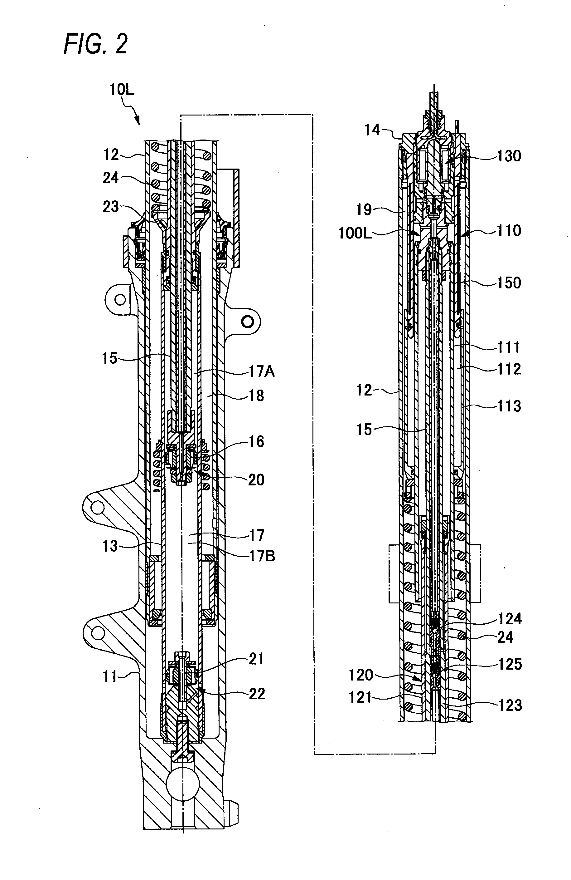 Vehicle height control device for motorcycle