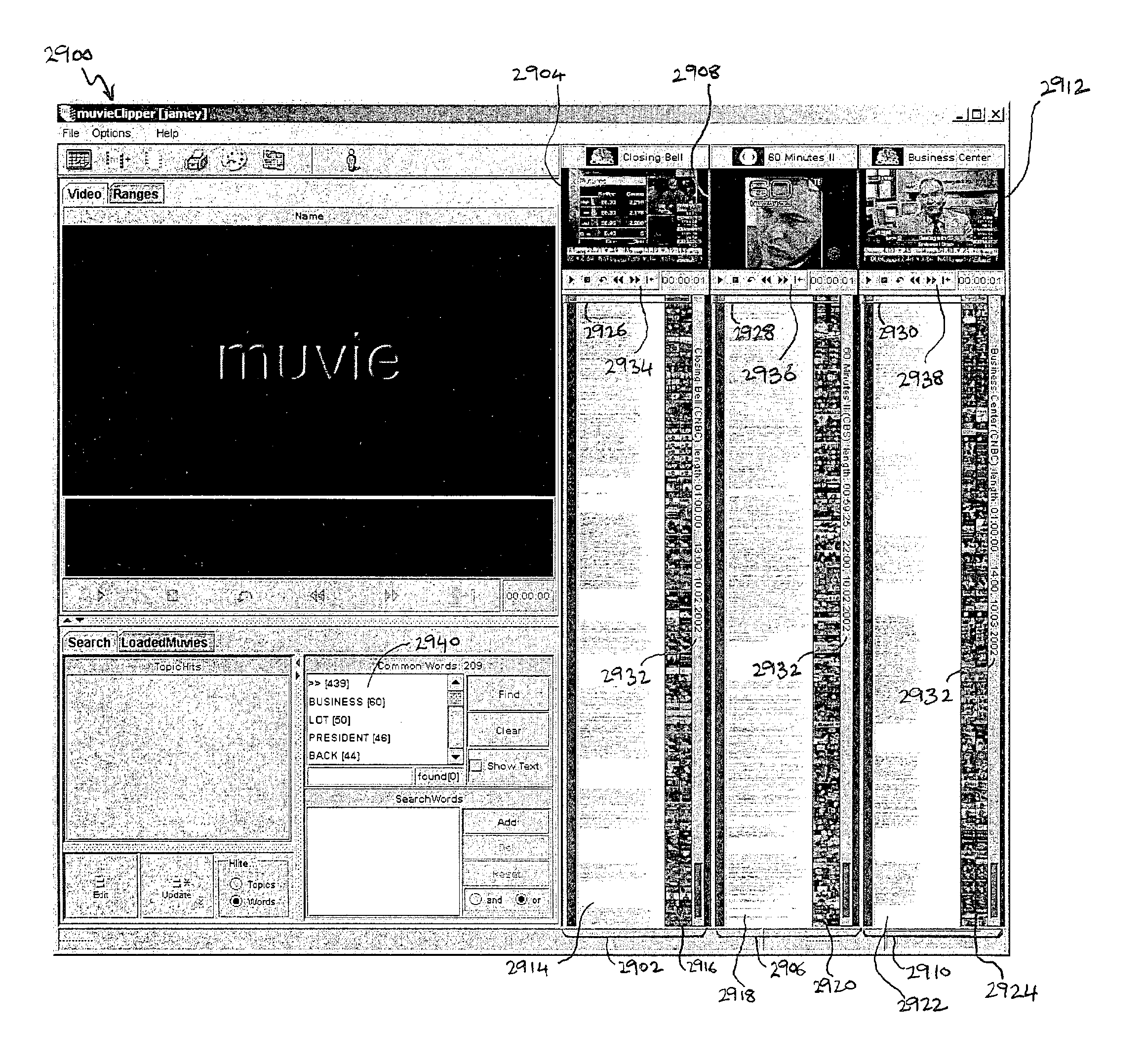 Techniques for displaying information stored in multiple multimedia documents