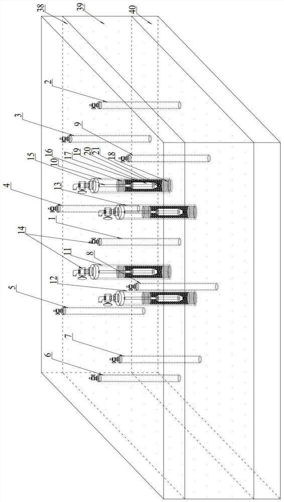 Oil shale composite heating in-situ exploiting system and method