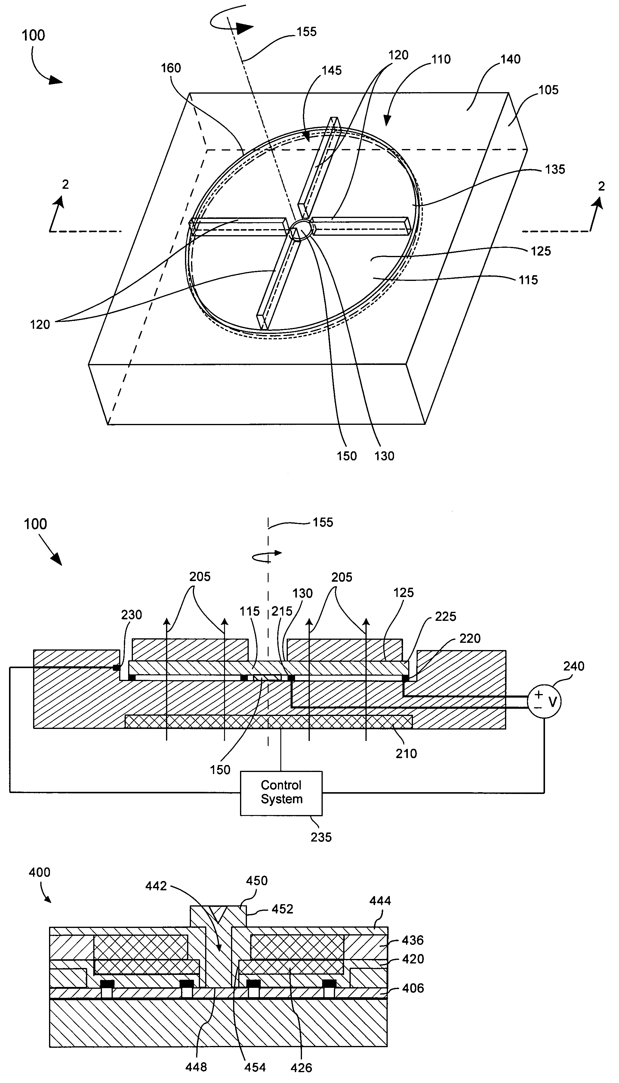 Embedded fluid mixing device using a homopolar motor