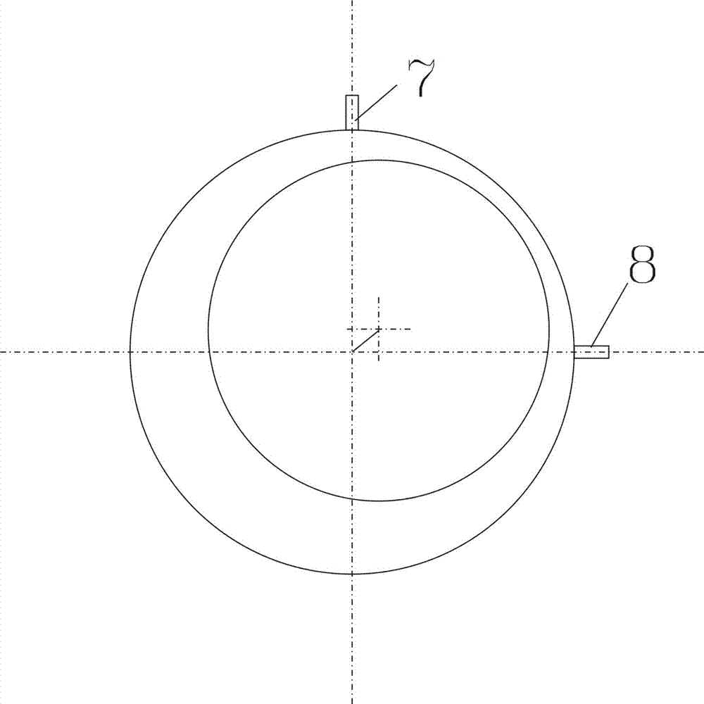 Method for accurately and continuously measuring and processing axis throw of hydraulic turbine set