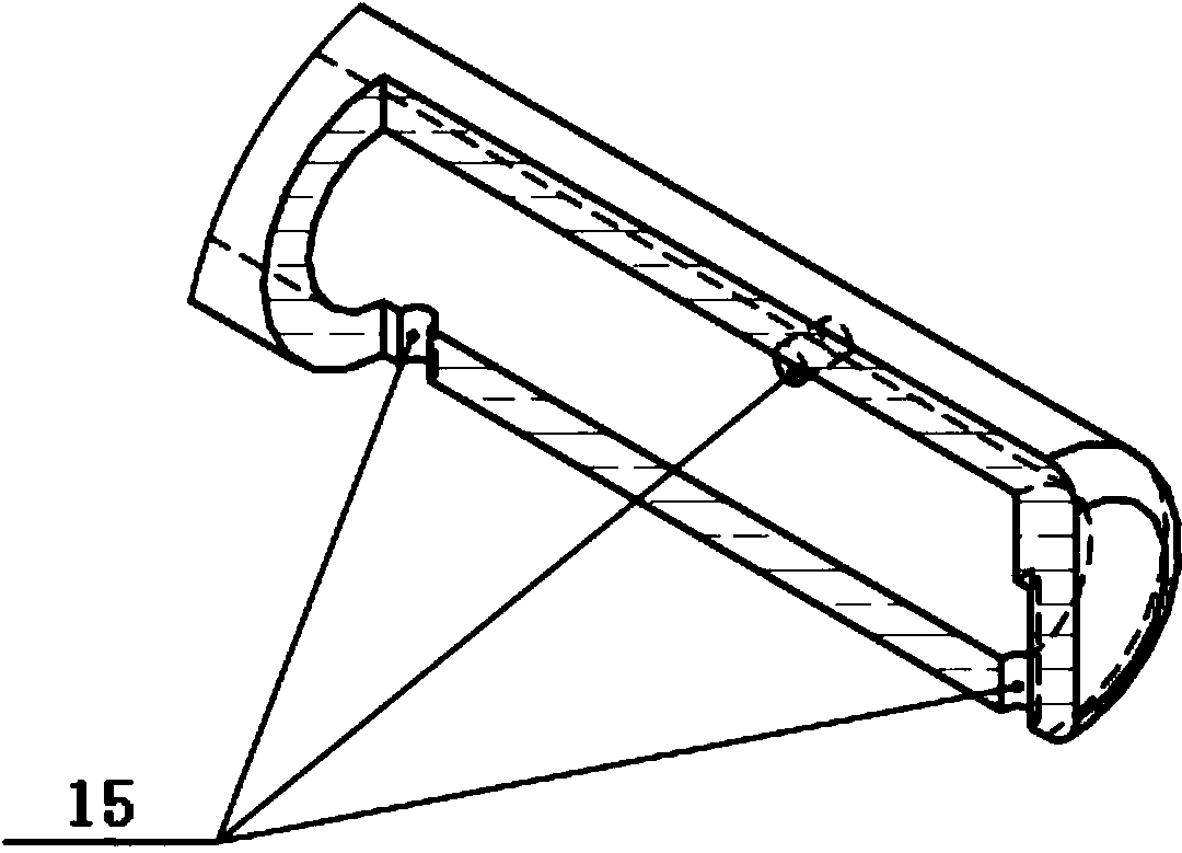 Two-pi multi-wire gas-flow proportional counter