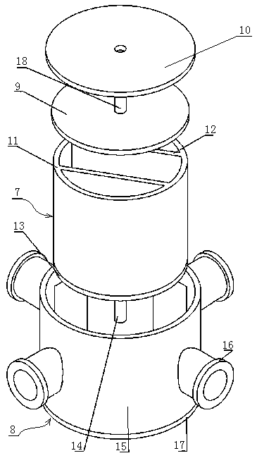 A device for flow direction switching and flow control