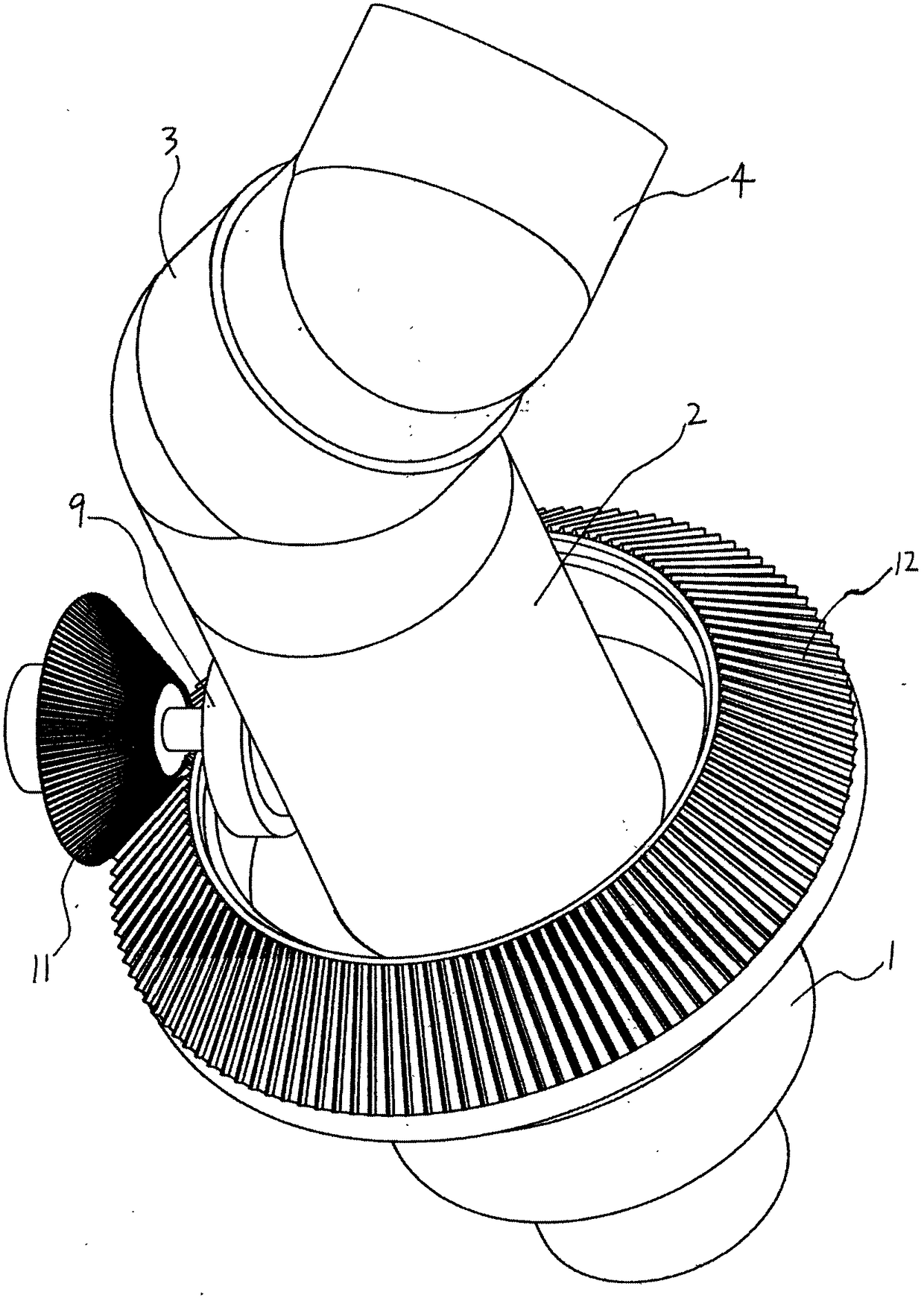 An energy-saving device that can rotate 360 ​​degrees