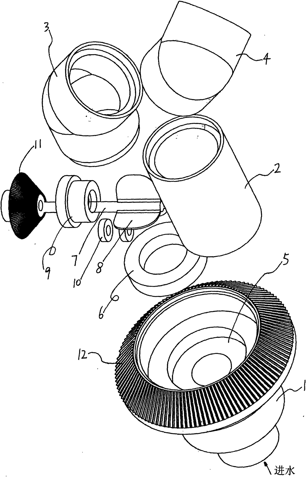 An energy-saving device that can rotate 360 ​​degrees