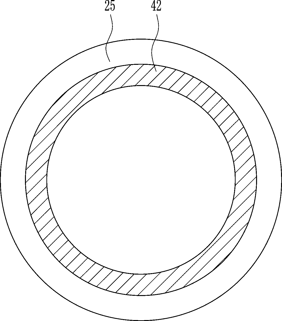 Wall face repairing device for concrete