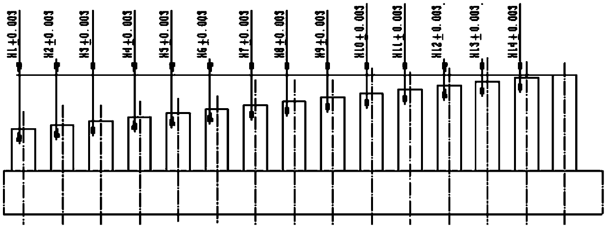 Machining method for Z-directional multi-axis parts with height differences