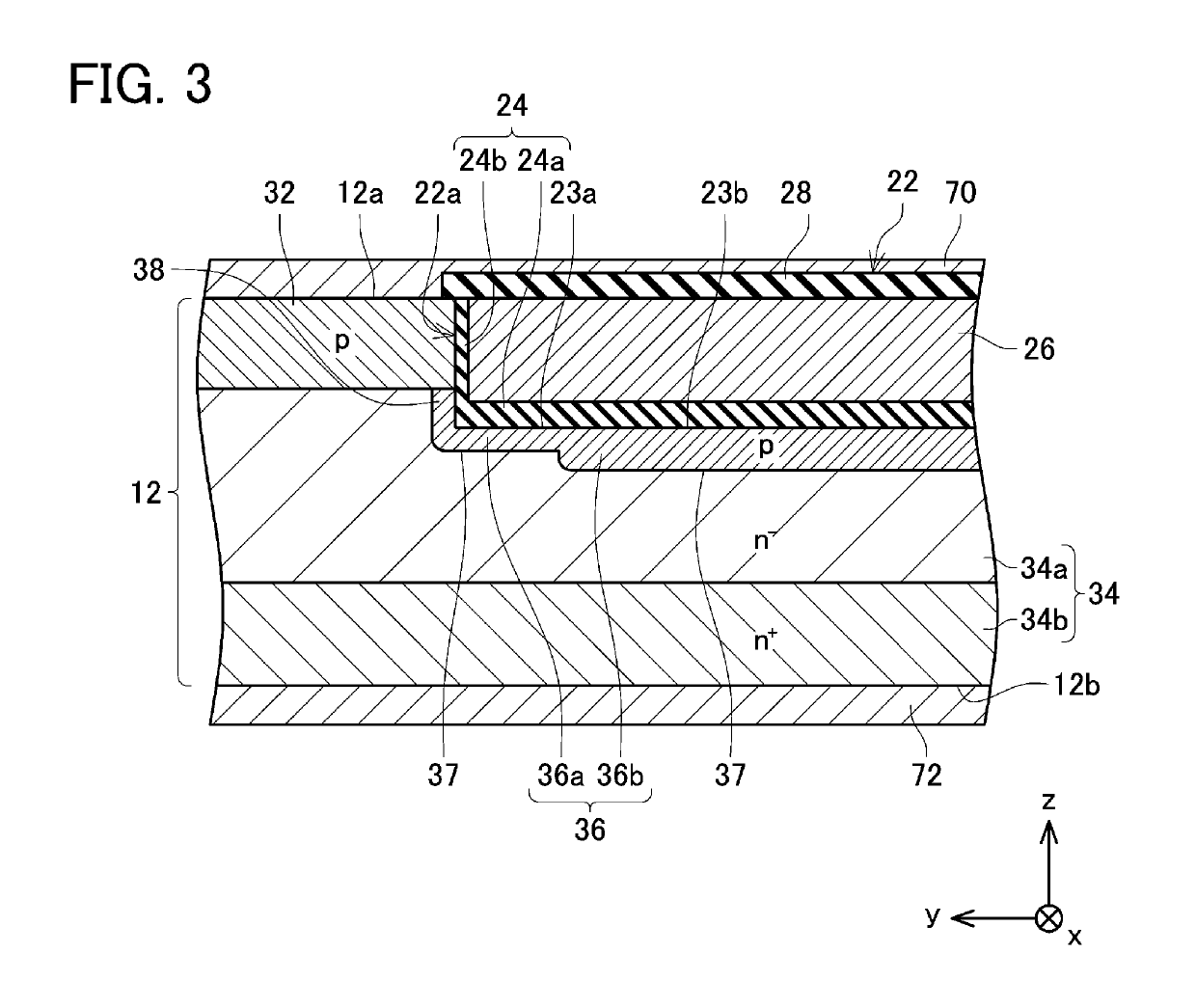 Semiconductor switching element