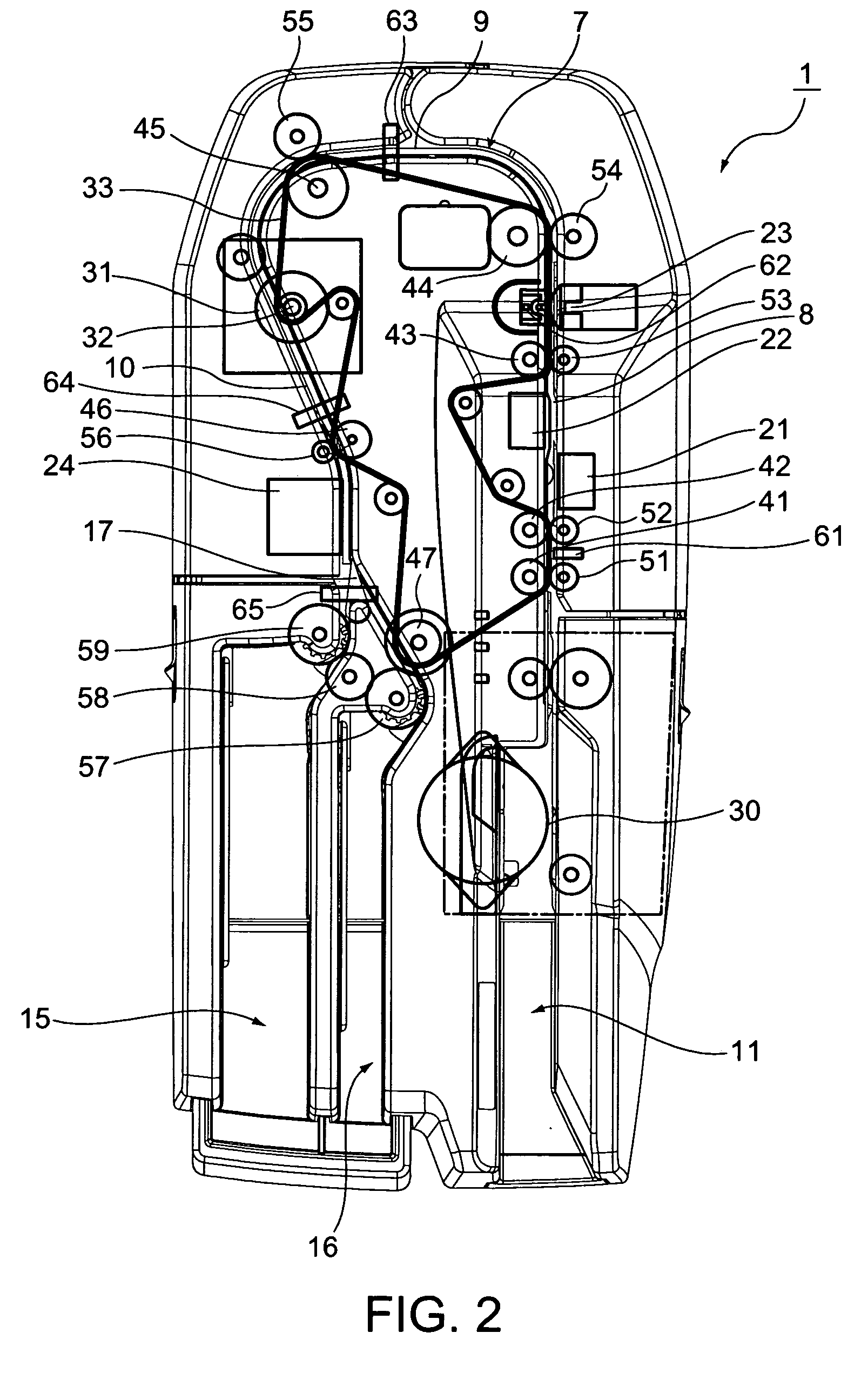 Transportation state evaluation method for a recording media processing device