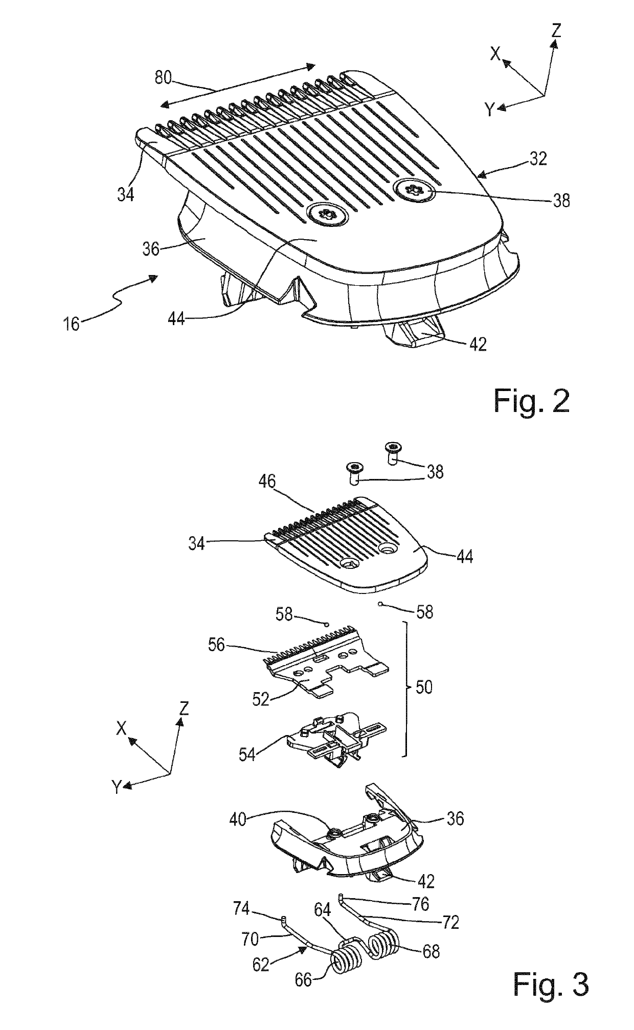 Blade set manufacturing method, blade set and hair cutting appliance