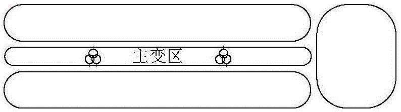 Automatic construction method and device of configuration interface of alternating current-direct current transformer substation monitoring system