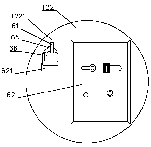 Switchgear and openable busbar room