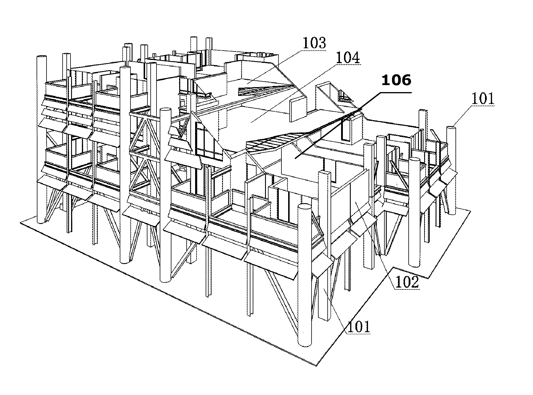 House constructed from finished product components and constructing method thereof