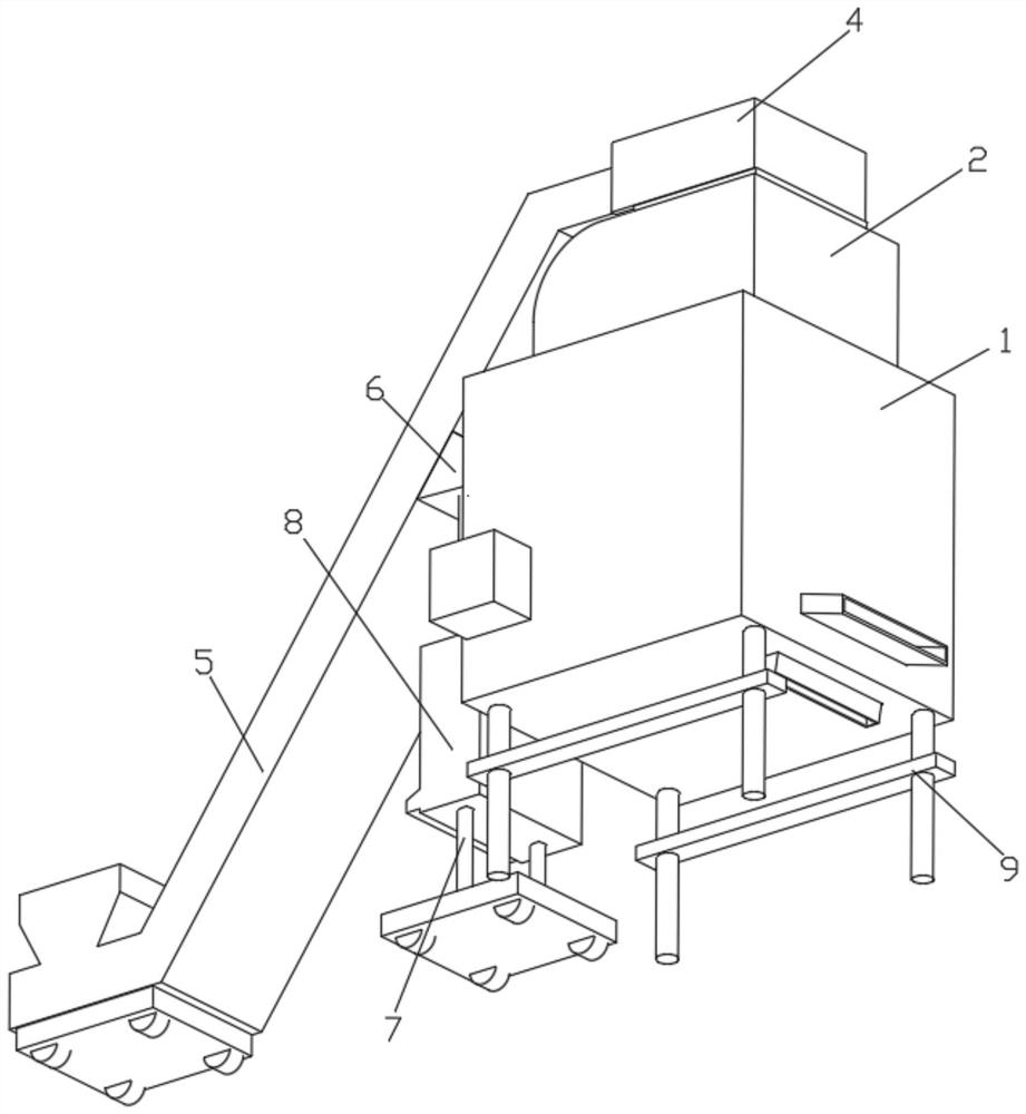 Leaf stalk separation equipment for green tea leaf processing