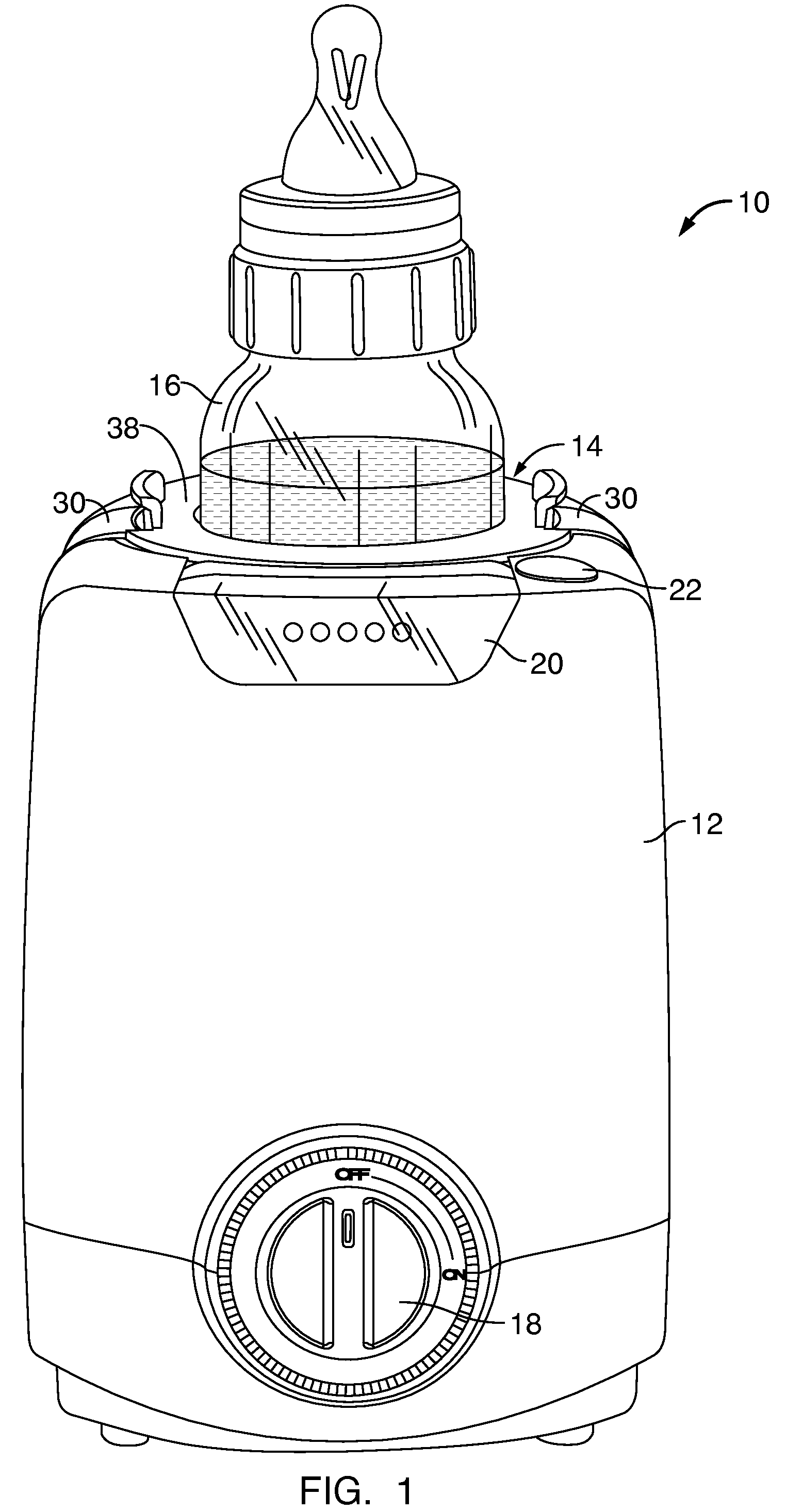 Bottle warming device