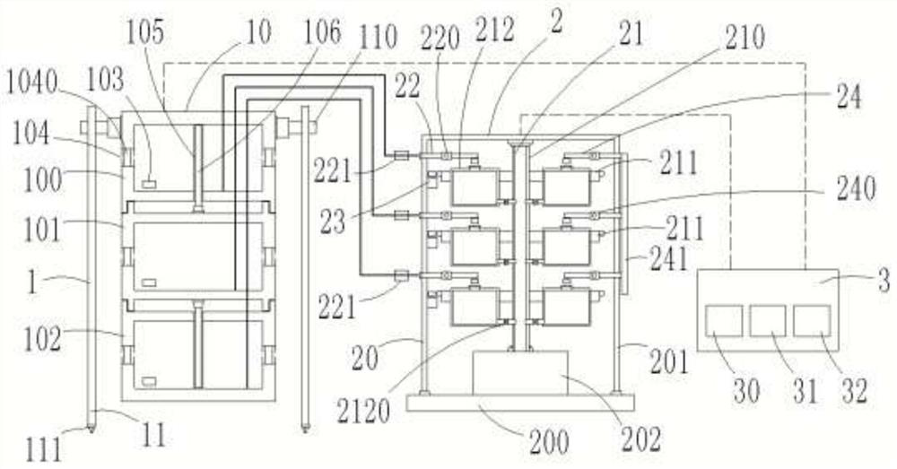 An integrated device for collection and analysis of underground water shower solution and collection and analysis method