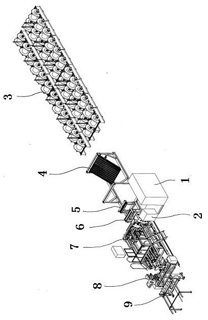 Shelf net welding system and welding method