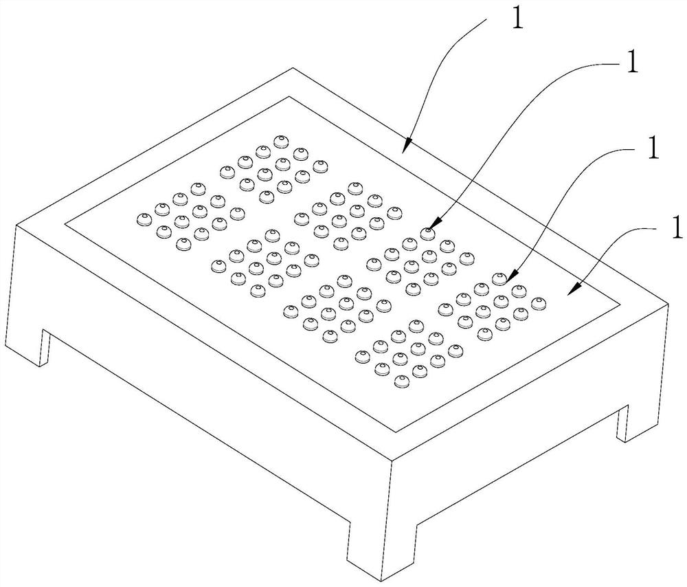 Air bag type all-dimensional massage bed