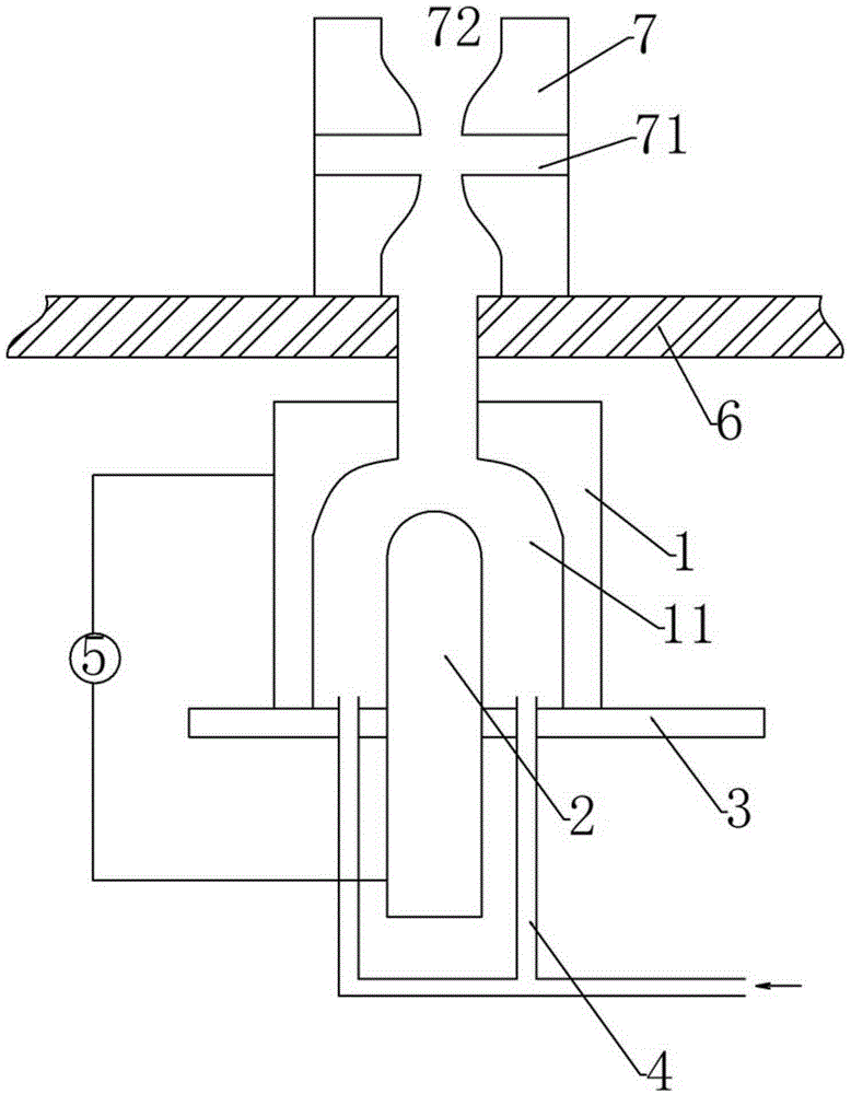 Electrical steel plasma stable suspension device and preparation method thereof