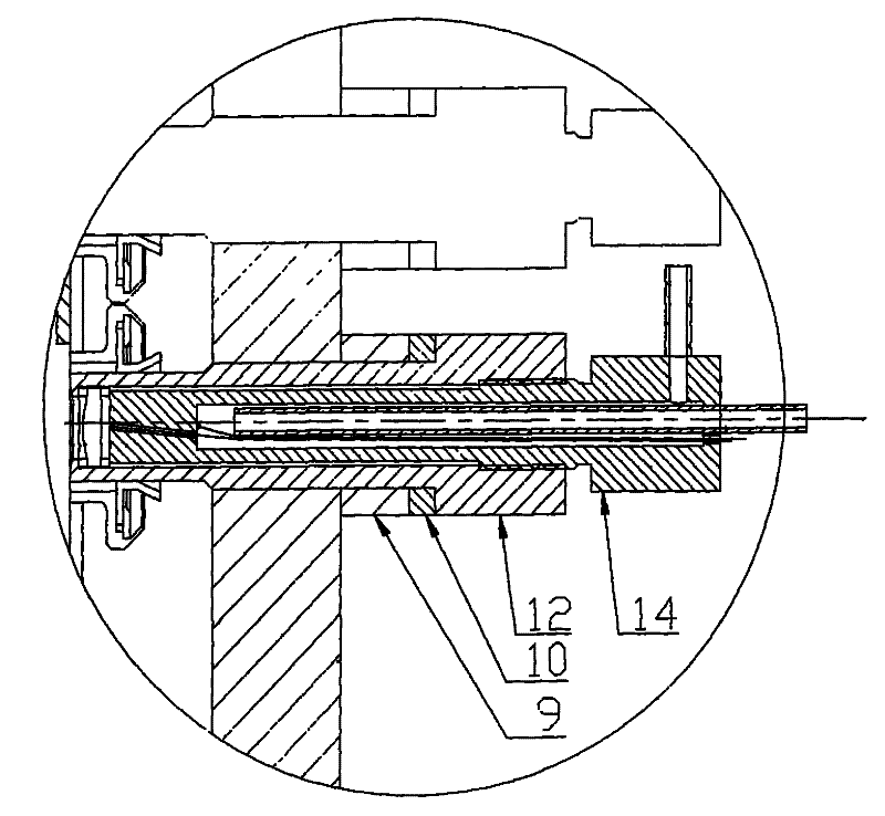 High temperature and high pressure radiation heat flow meter