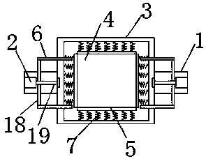 Fixing device for electrical work tricycle battery