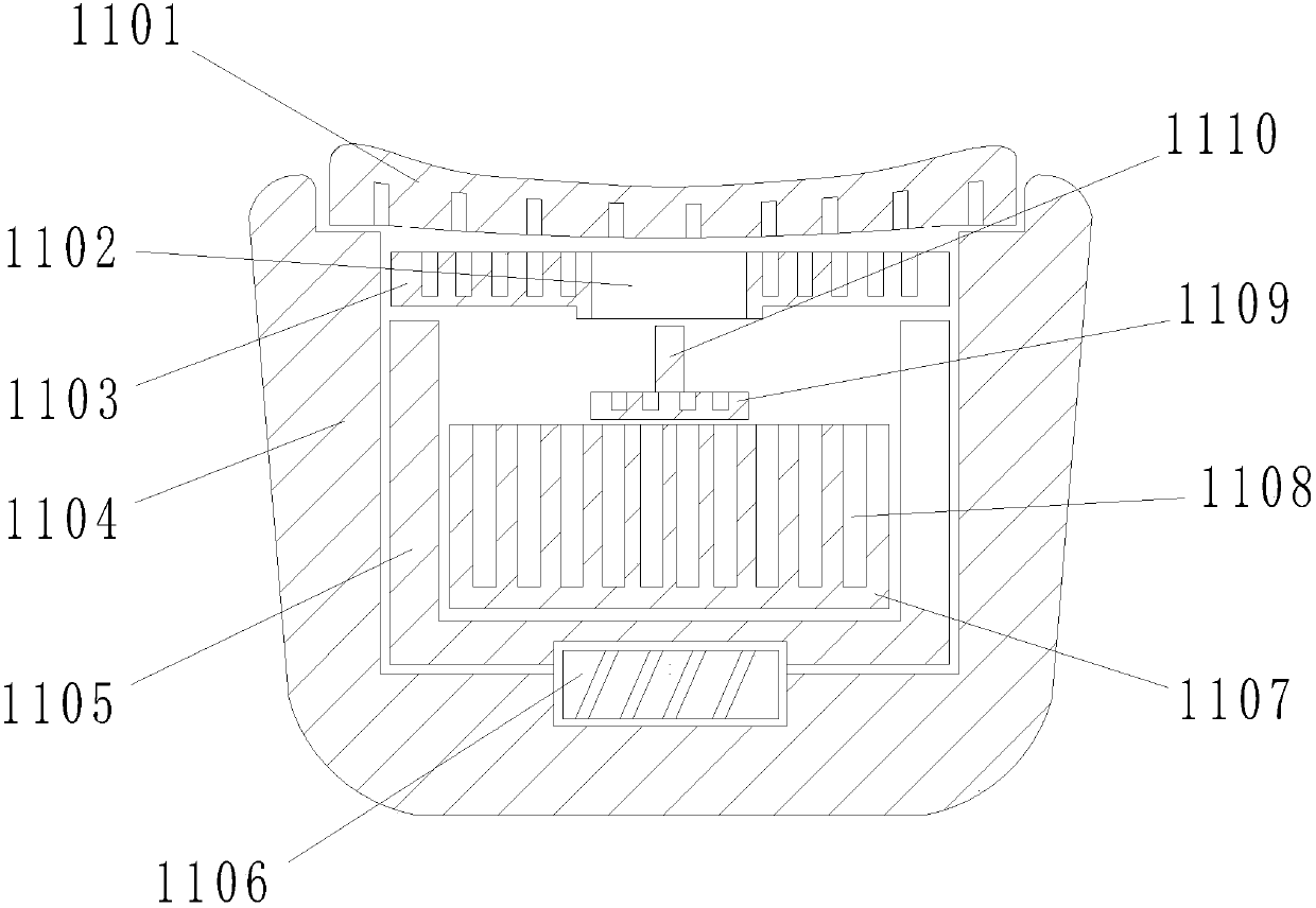 Hot-smoking therapeutic apparatus for department of gynecology