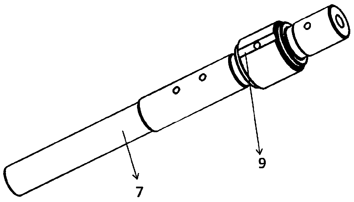 A kind of elliptical rolling piston and rolling piston compressor