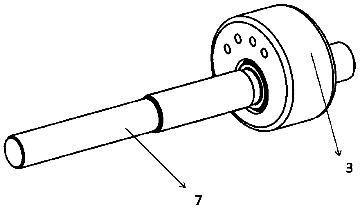 A kind of elliptical rolling piston and rolling piston compressor