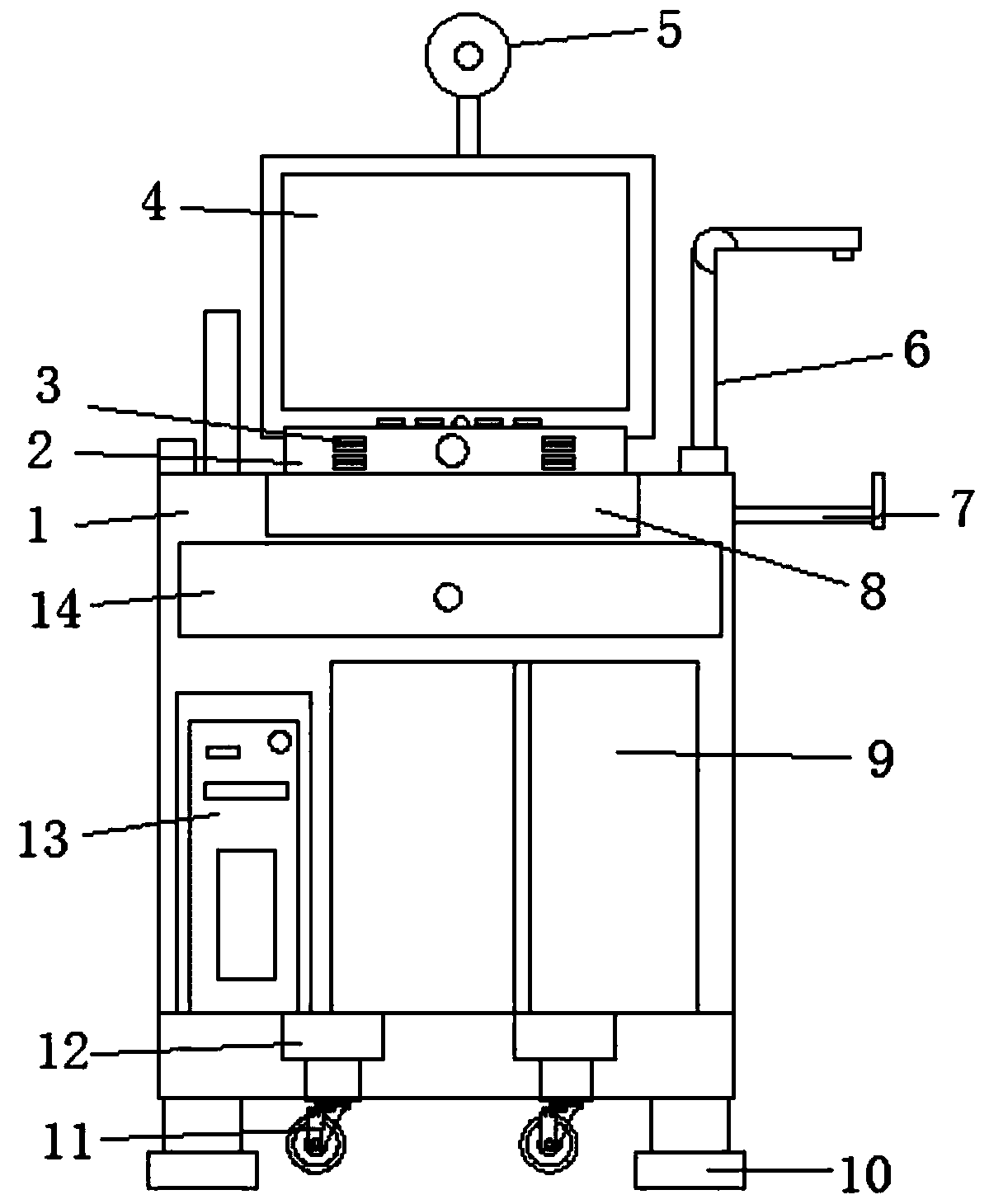 Embedded computer network teaching platform