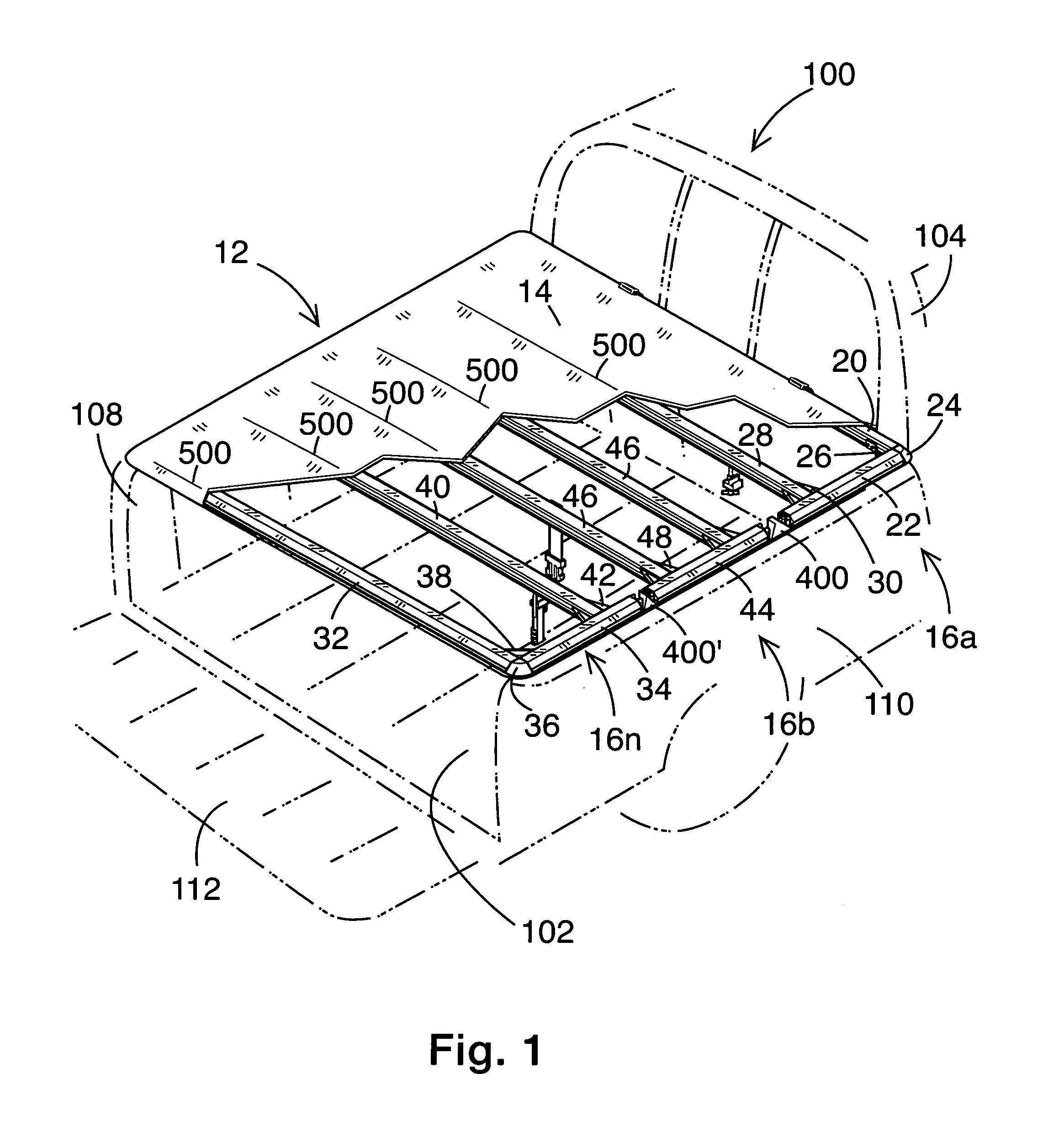 Tonneau system latch