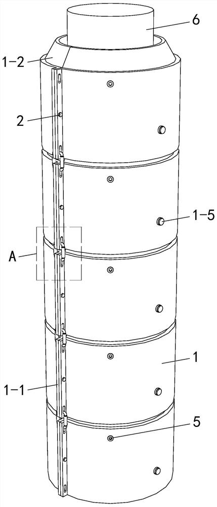 Pier reinforcing device and construction method thereof