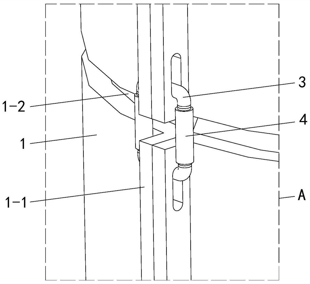 Pier reinforcing device and construction method thereof