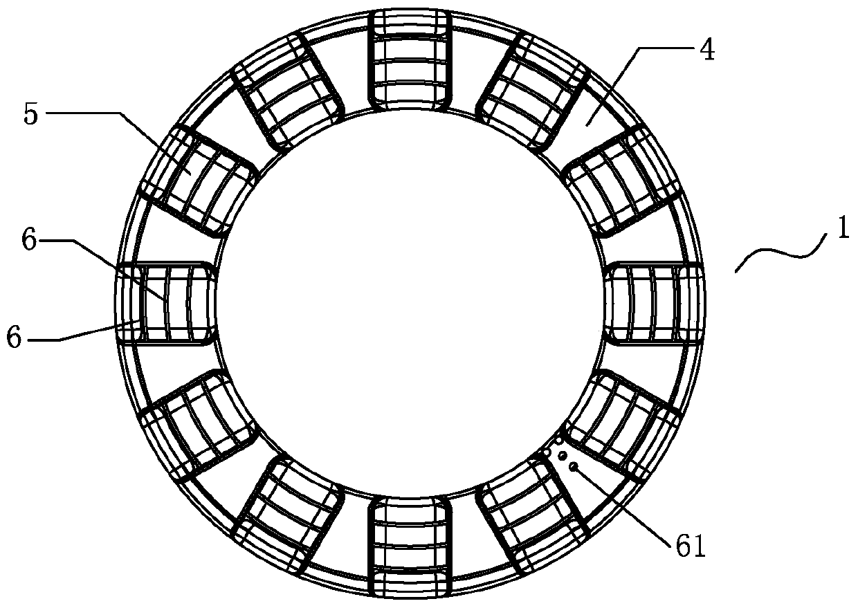 Direct-injection annular fire cover and cutting tool for a burner