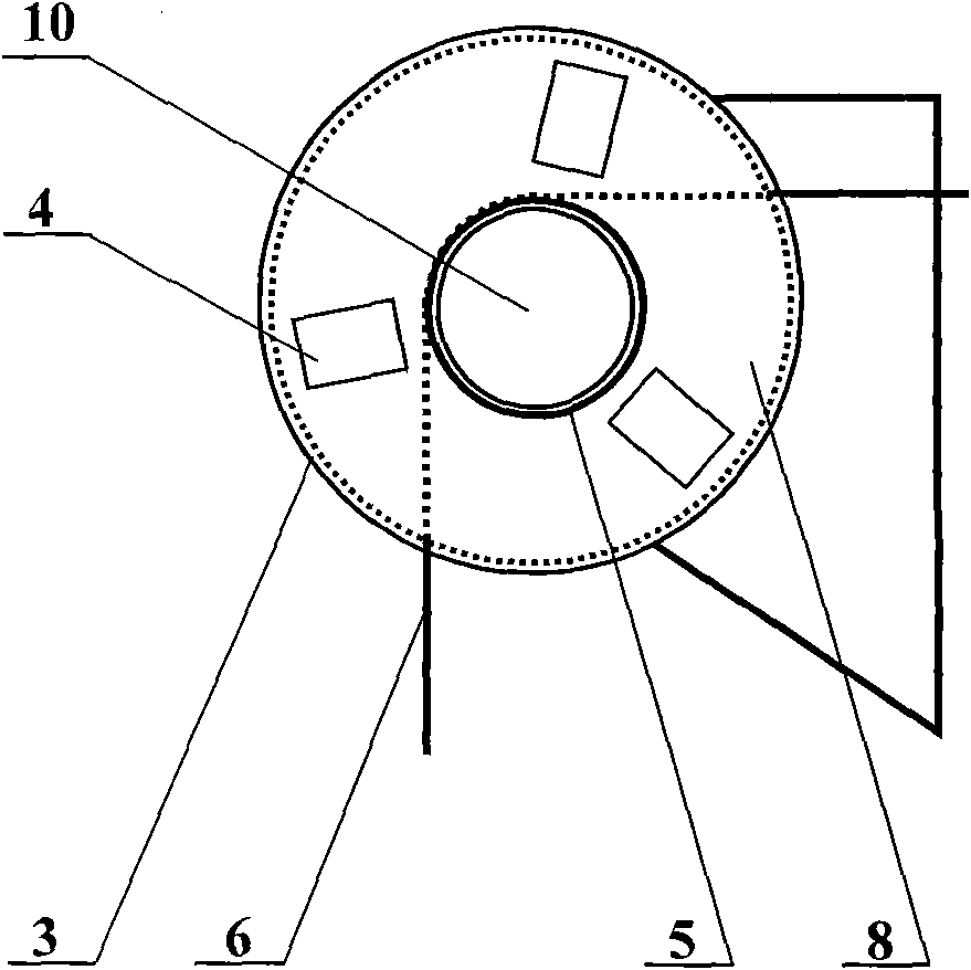 Underground engineering wall rock displacement real-time observation device