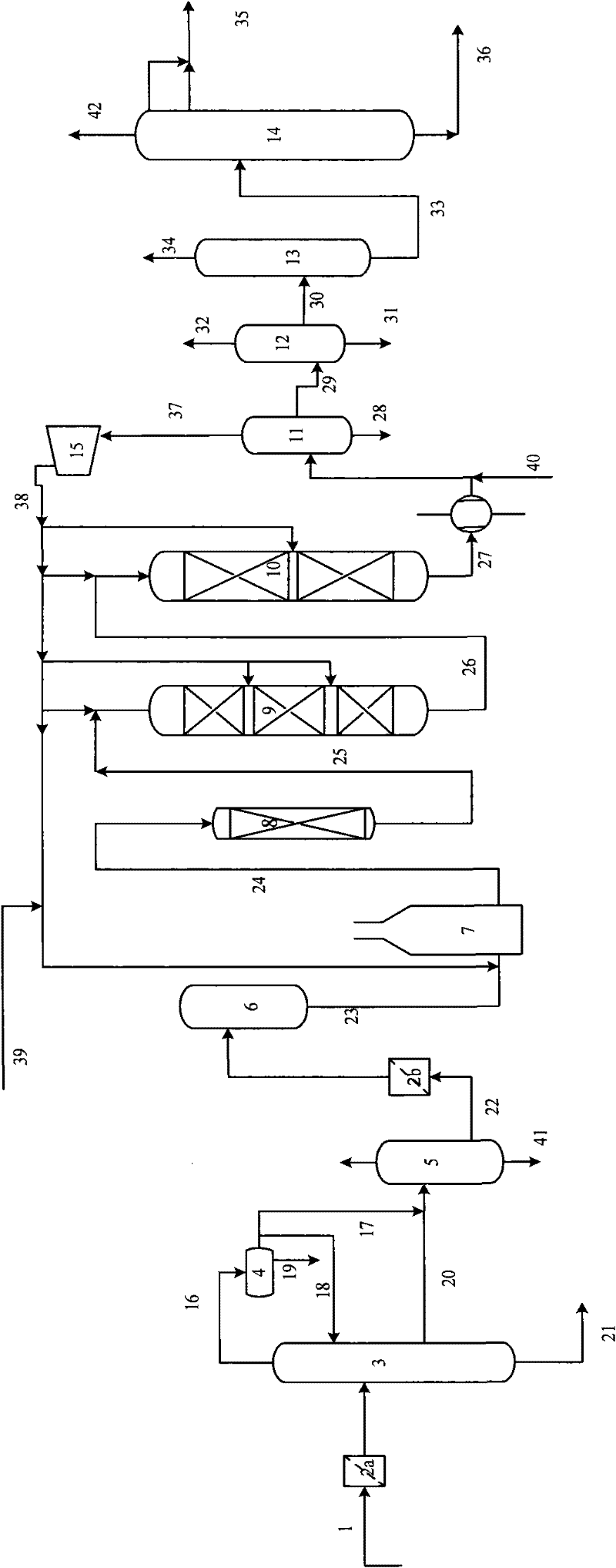 Method for producing clean diesel from coal tar