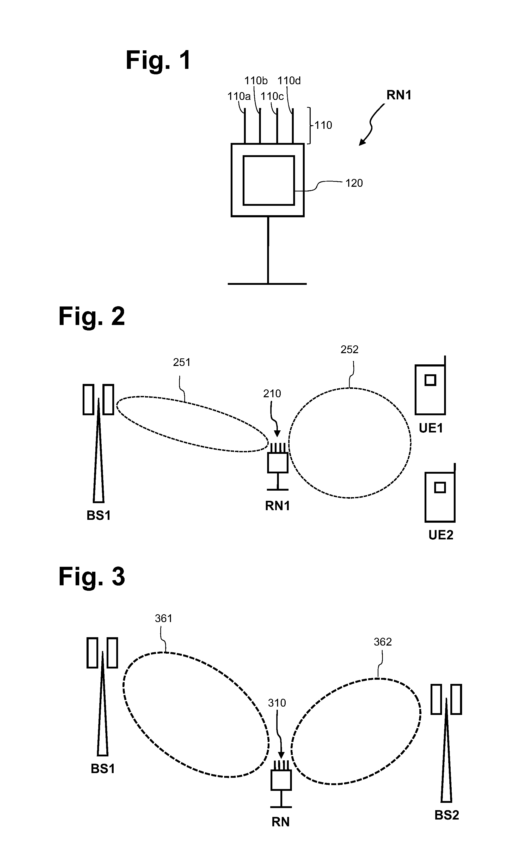 Relay Node Operable with Different Spatial Characteristic Antenna Patterns