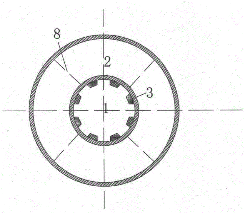 A pulverized coal rich and thin burner with adjustable primary wind speed